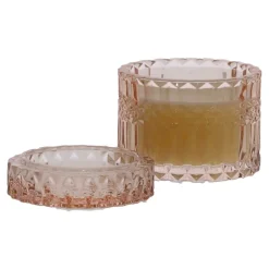 Świeca w szkle 8,5cm żółta