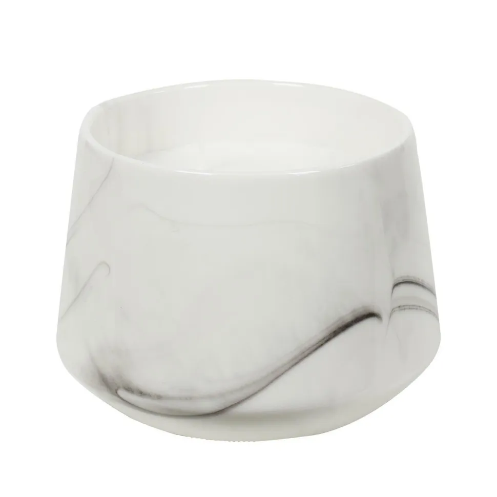 Świeca zapachowa Marble L biała