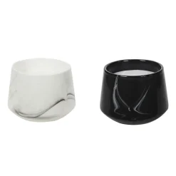 Świeca zapachowa Marble L biała