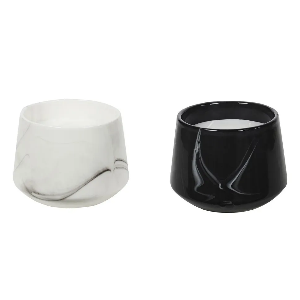 Świeca zapachowa Marble L biała