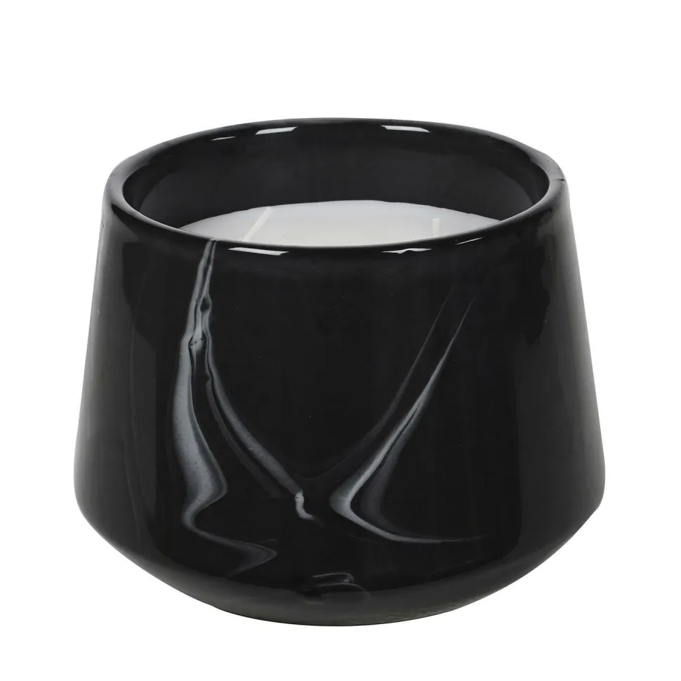 Świeca zapachowa Marble L czarna