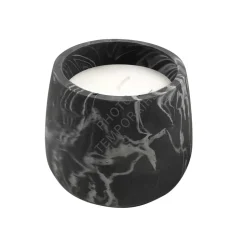 Świeca zapachowa Marble L czarna