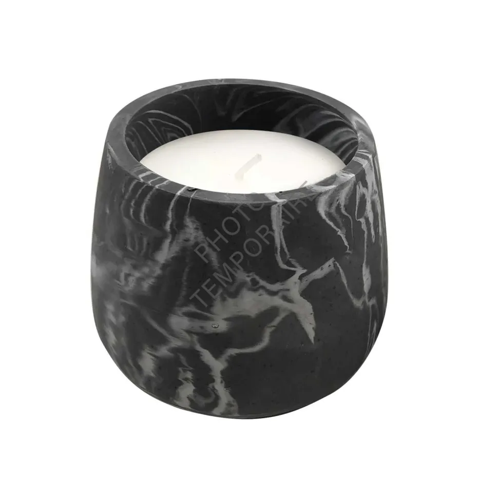 Świeca zapachowa Marble L czarna