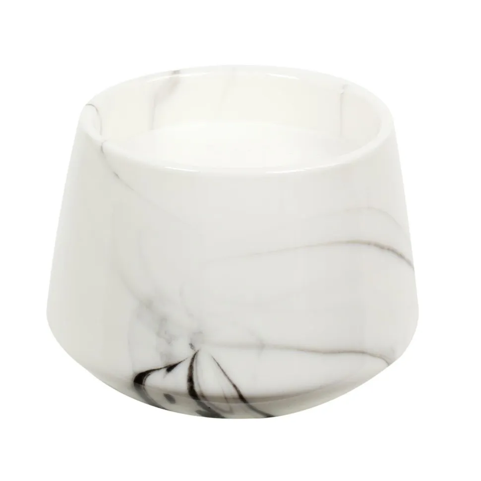 Świeca zapachowa Marble S biała