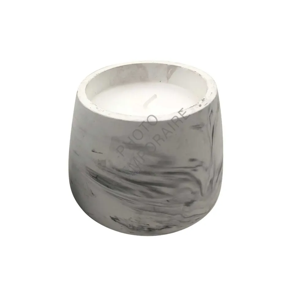 Świeca zapachowa Marble S biała