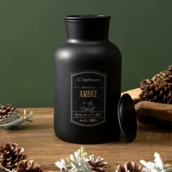 Świeca zapachowa w butelce Ambre