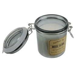 Świeca zapachowa w słoiku Musc Blanc