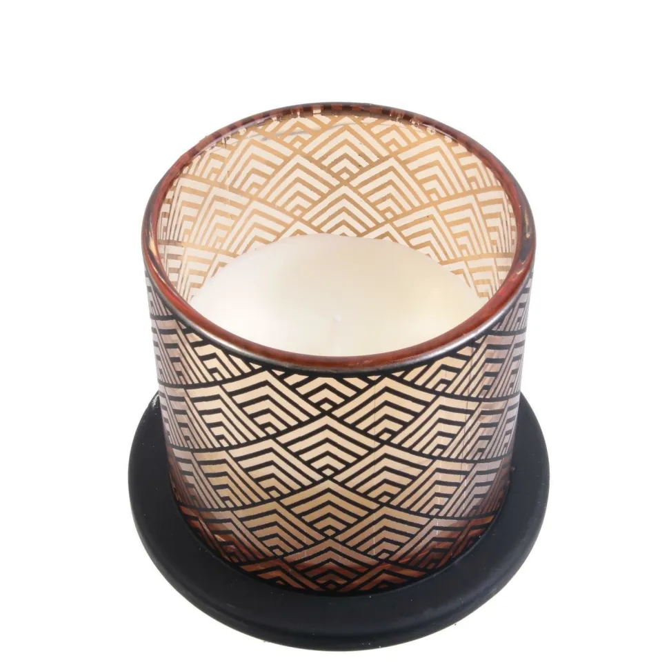 Świeczka zapachowa z kloszem Ambre