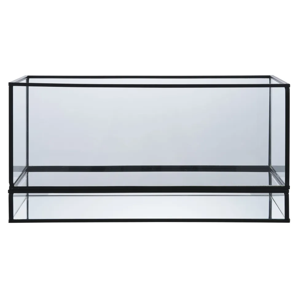 Świecznik Hurricane średni czarny