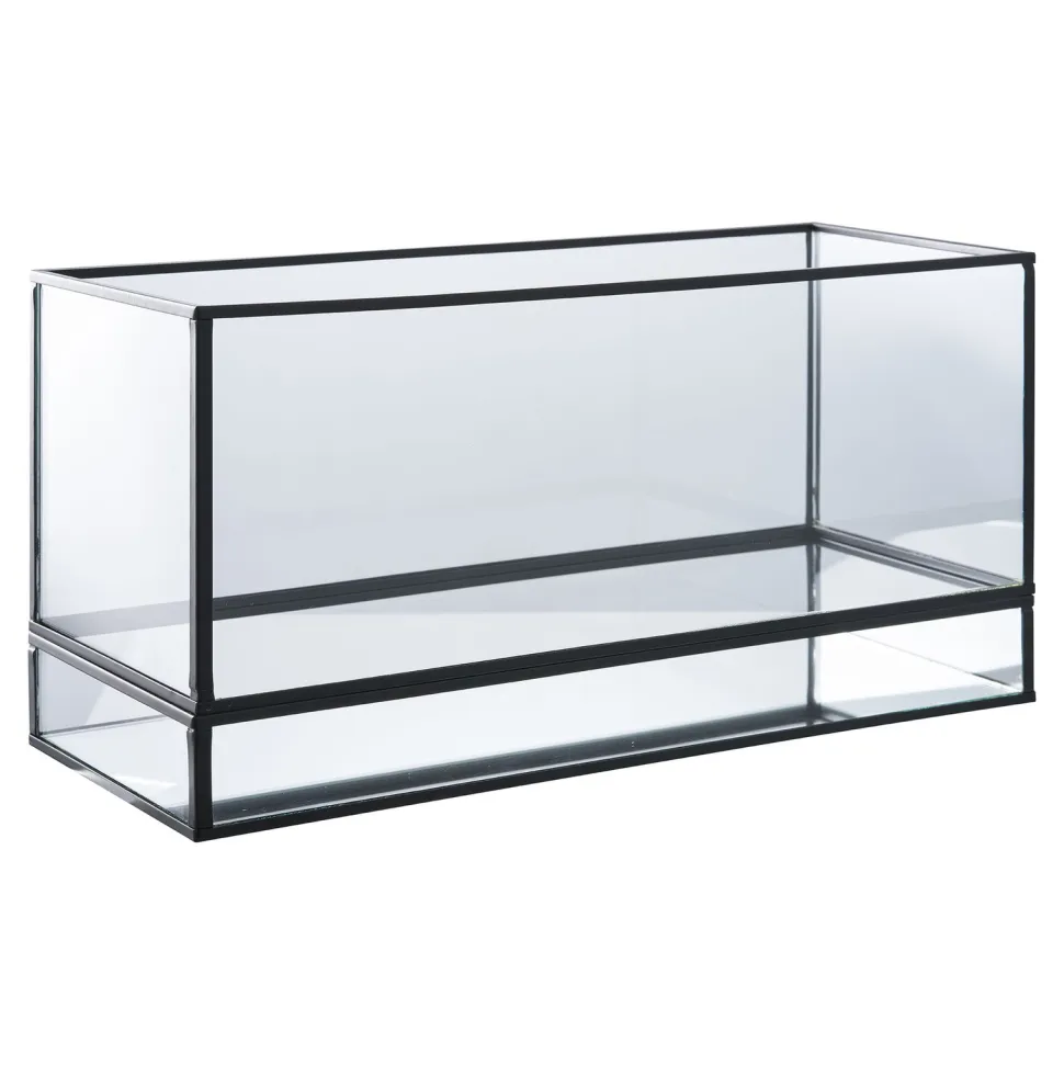 Świecznik Hurricane średni czarny