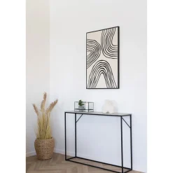 Świecznik Hurricane średni czarny