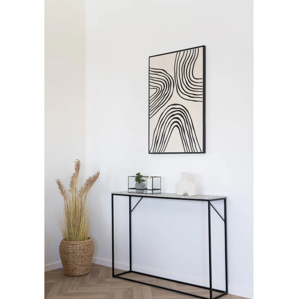 Świecznik Hurricane średni czarny