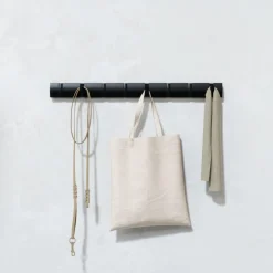 Wieszak, 8 uchwytów, czarny FLIP