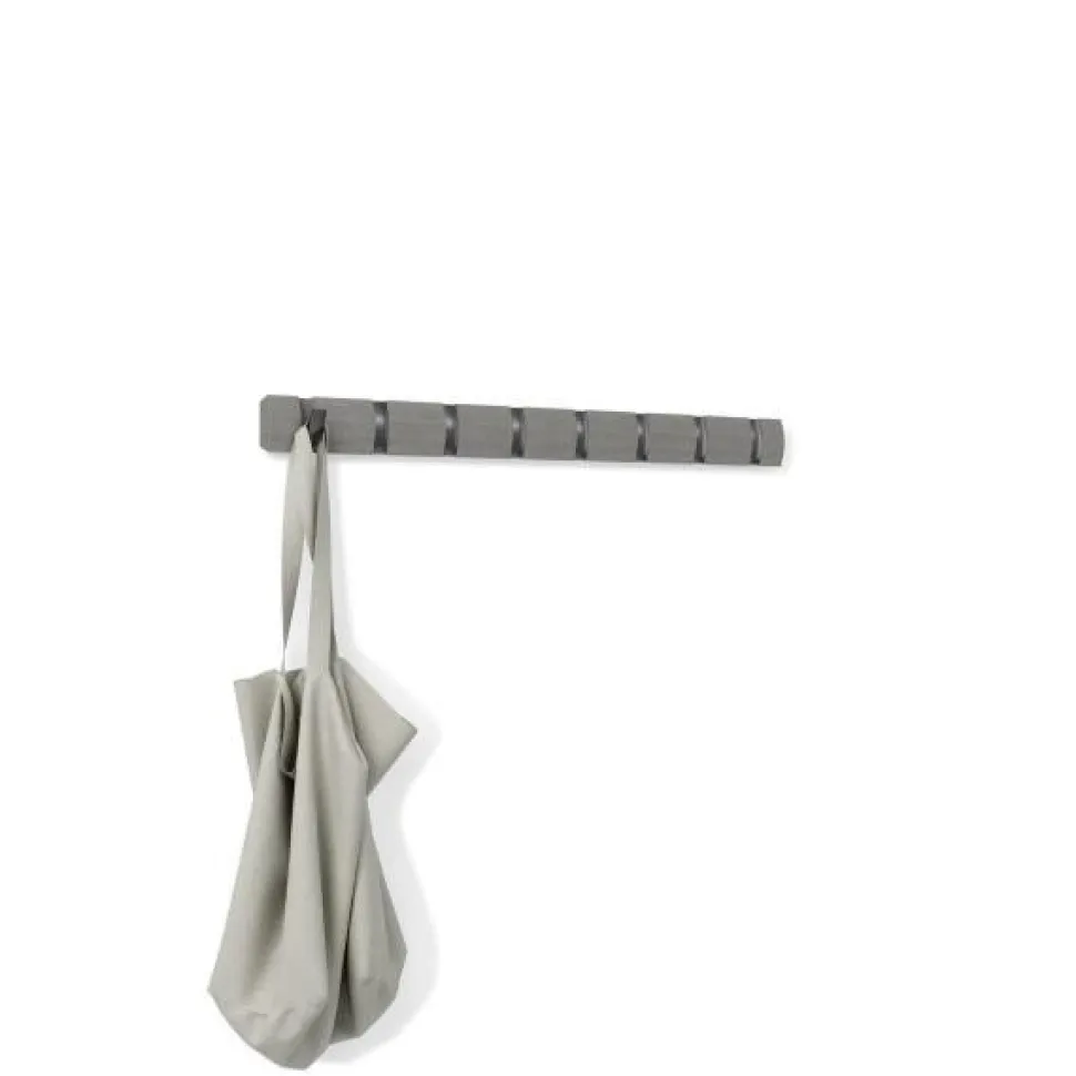 Wieszak, 8 uchwytów, szary FLIP