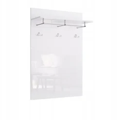 Wieszak ścienny Bella biały połysk