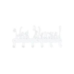 Wieszak ścienny Weź klucze biały