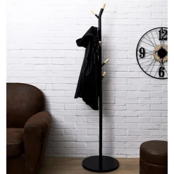 Wieszak Derby czarny/naturalny