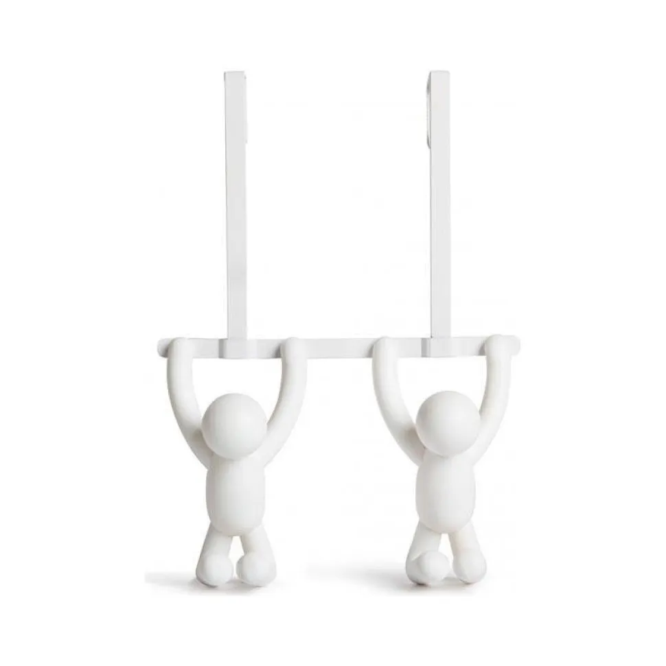 Wieszak na drzwi Buddy biały