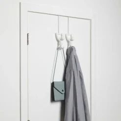 Wieszak na drzwi Buddy biały