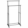 Wieszak na ubrania podwójny czarny