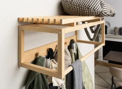 Wieszak na ubrania z półką Bali