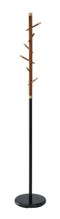 Wieszak Senecio czarny/orzechowy