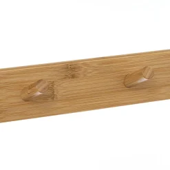 Wieszak z półką bambusowy