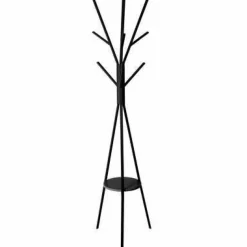 Wieszak z półką Tree czarny