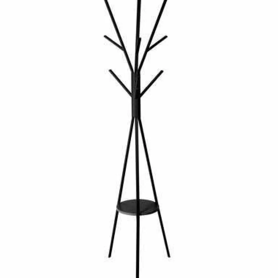 Wieszak z półką Tree czarny