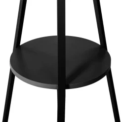 Wieszak z półką Tree czarny