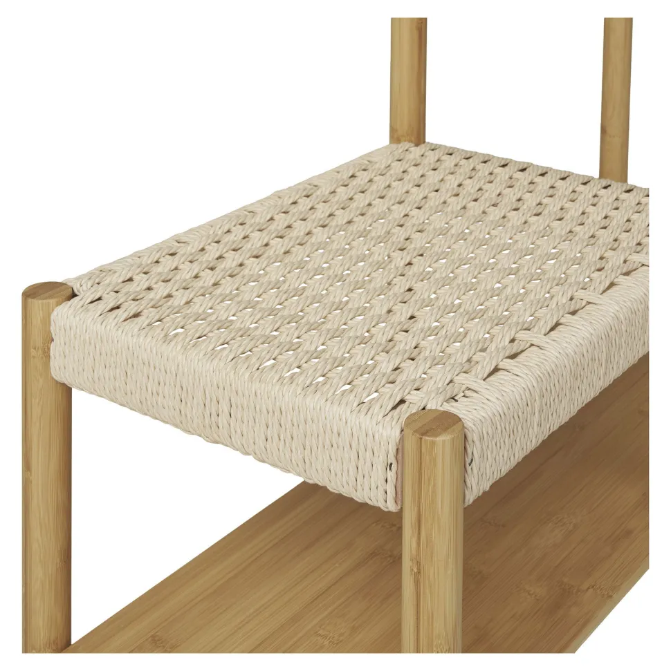 Wieszak z siedziskiem Ember bambusowy