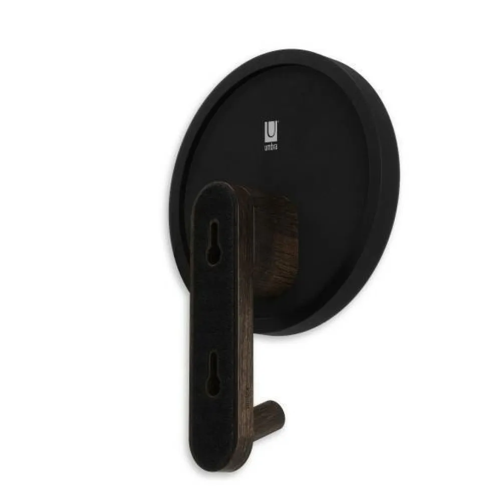 Wieszak/Lustro HUB czarne / brązowe