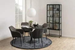 Witryna Seaford czarna wysoka