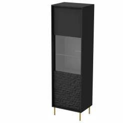 Witryna wąska Afir czarna