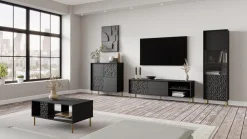 Witryna wąska Afir czarna