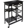 Wózek barek Troy czarny