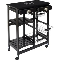 Wózek barek Troy czarny