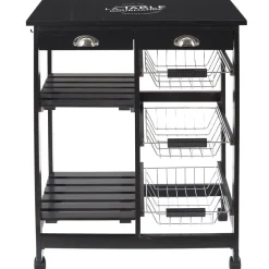 Wózek barek Troy czarny