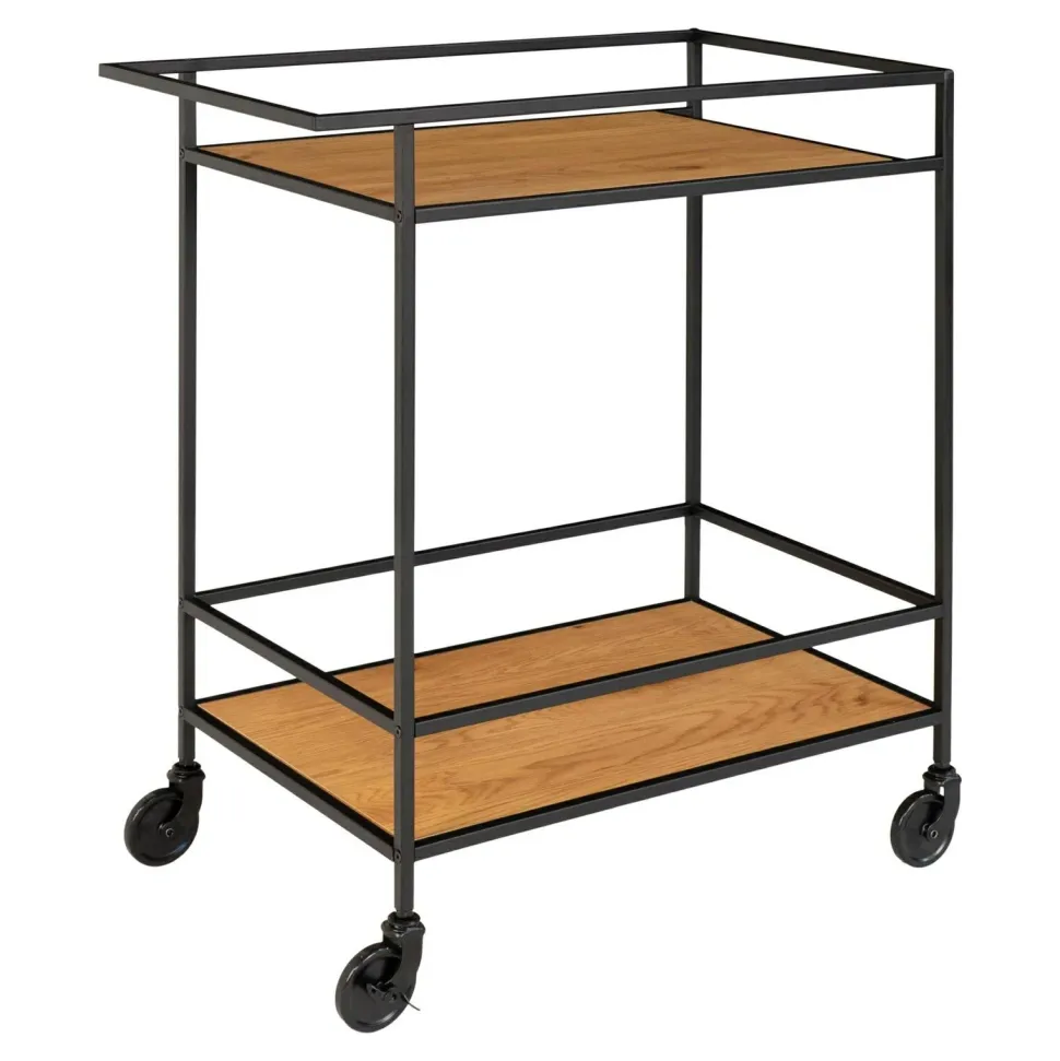 Wózek barek Vita dąb naturalny