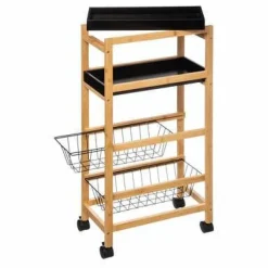 Wózek Blackwood czarny bambus