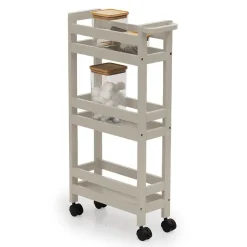 Wózek na kółkach Colors 3-poziomowy beżowy