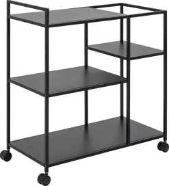 Wózek na kółkach Newcastle czarny