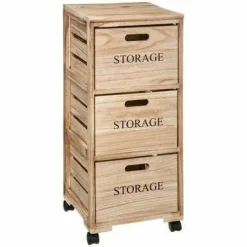 Wózek na kółkach z 3 pudełkami