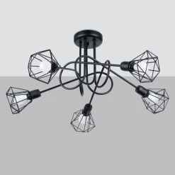 Żyrandol ARTEMIS 5S czarny