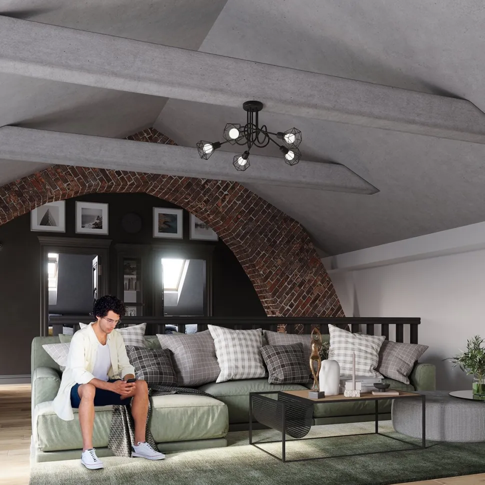 Żyrandol ARTEMIS 3S czarny