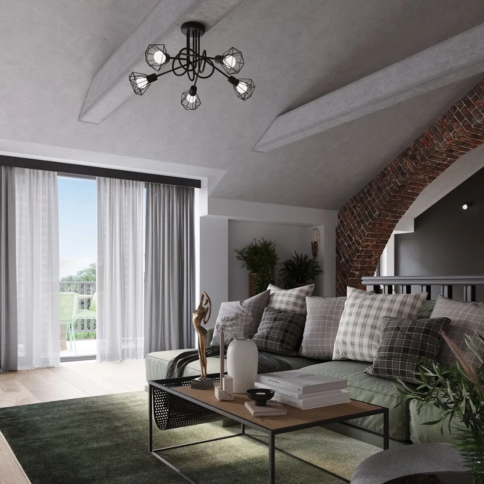 Żyrandol ARTEMIS 3S czarny