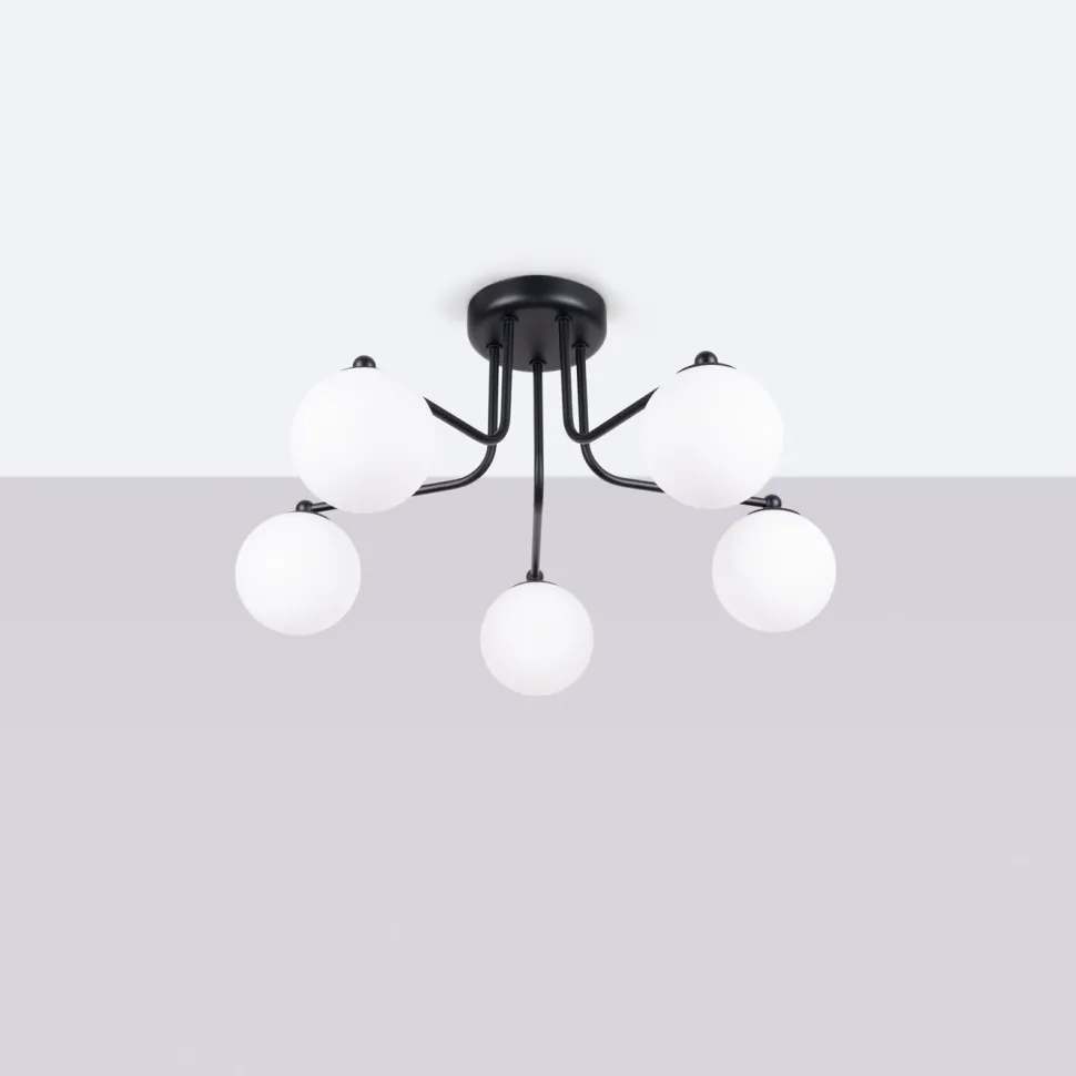 Żyrandol ASTRAL 5 czarny