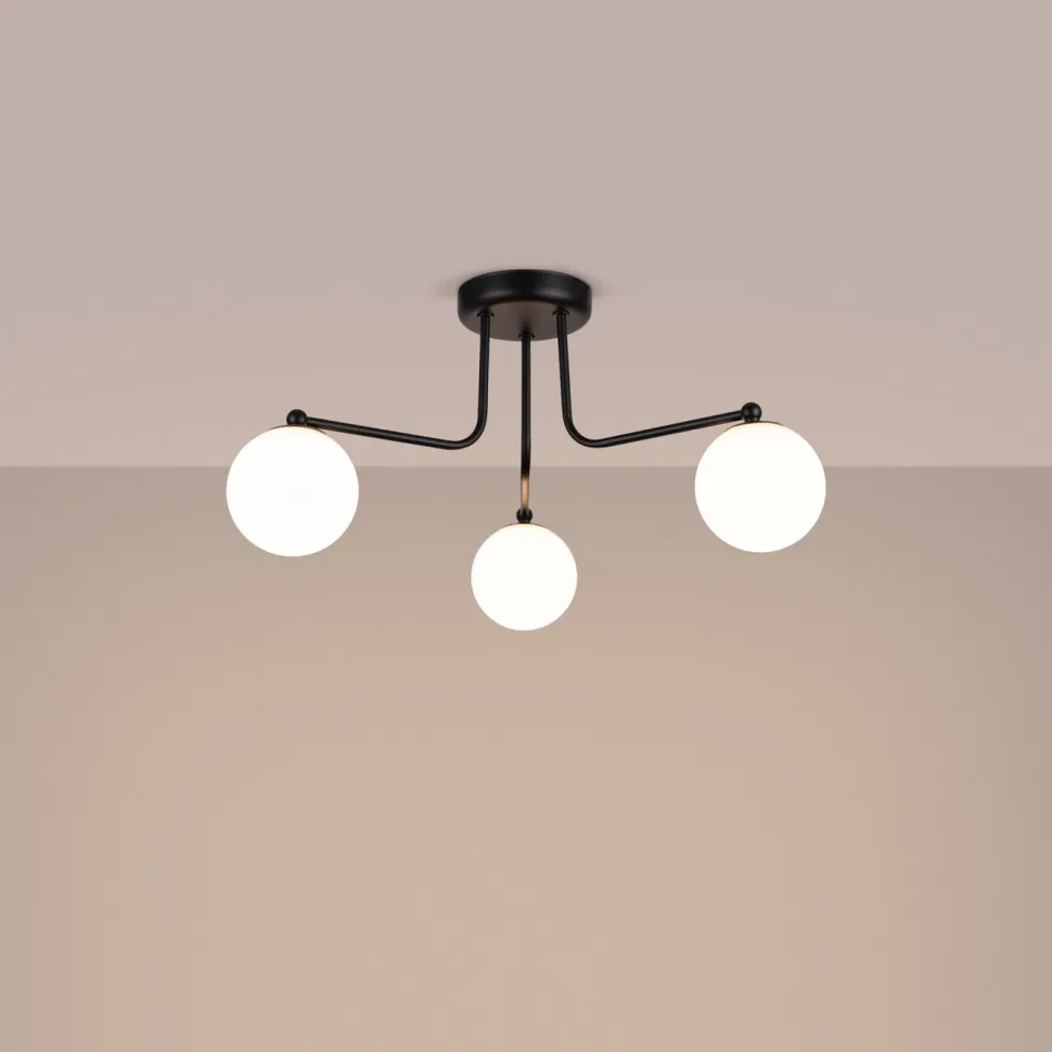 Żyrandol ASTRAL 3 czarny