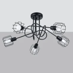 Żyrandol BELUCI 5S czarny