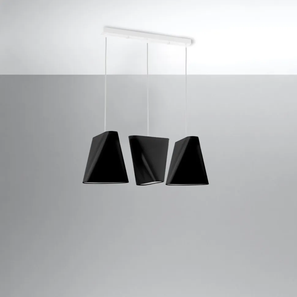 Żyrandol BLUM 3 czarny